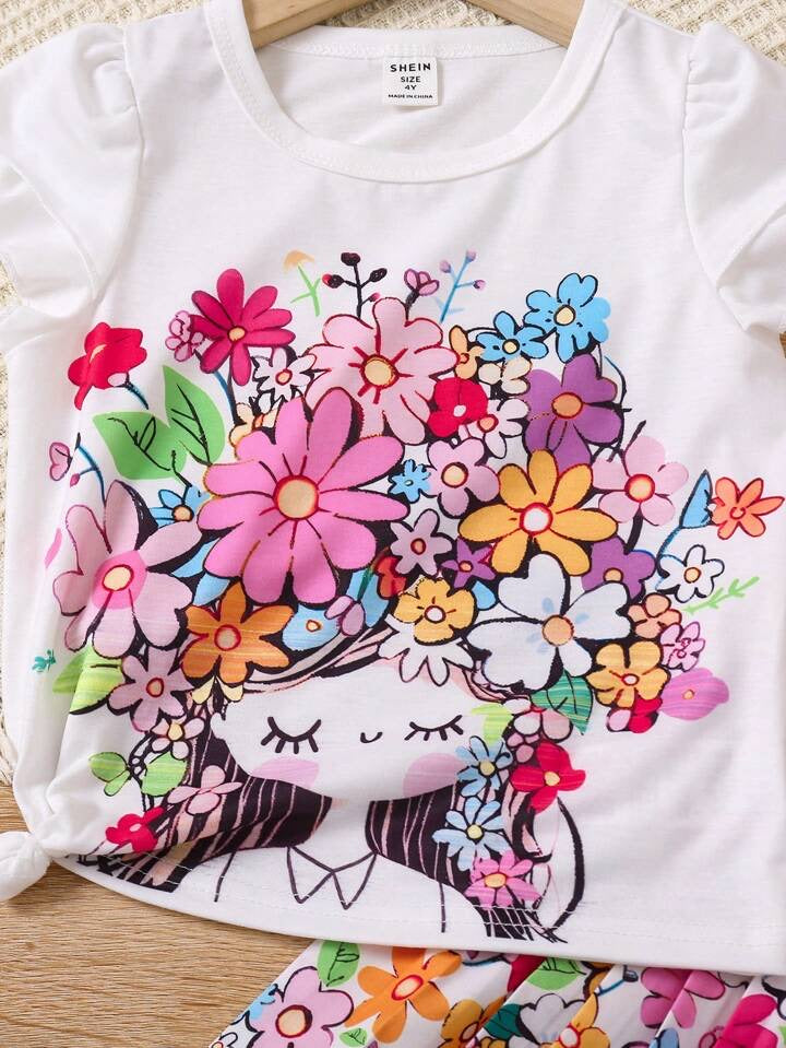 Conjunto Infantil Floral Dream Girl
