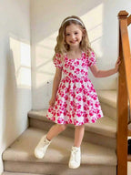 Vestido Infantil Pink Blossom Charm