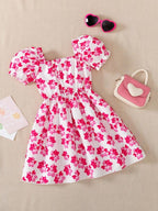 Vestido Infantil Pink Blossom Charm