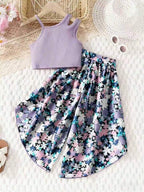Conjunto Infantil Floral Lilac Breeze