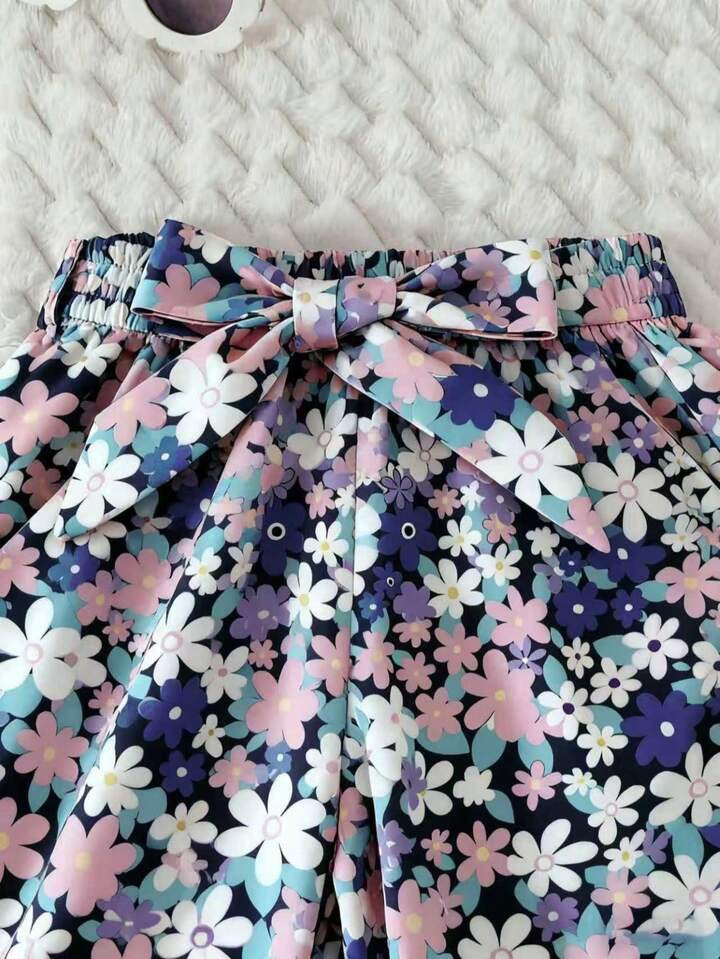 Conjunto Infantil Floral Lilac Breeze