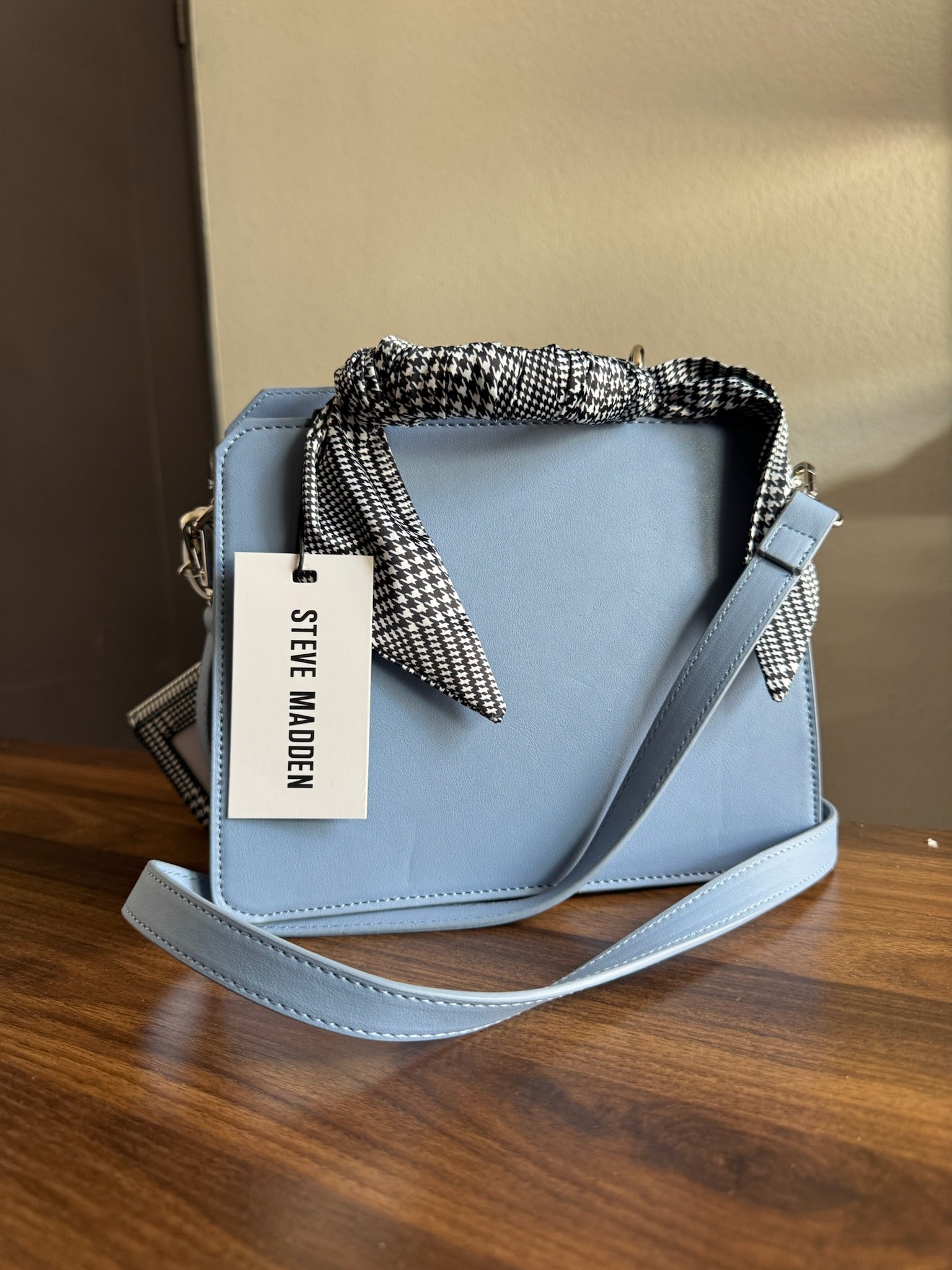 Bolsa Steve Madden Mini Crossbody Sky Blue Set