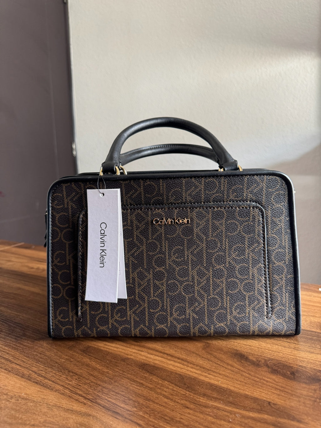 Bolsa Calvin Klein Signature Structured Satchel