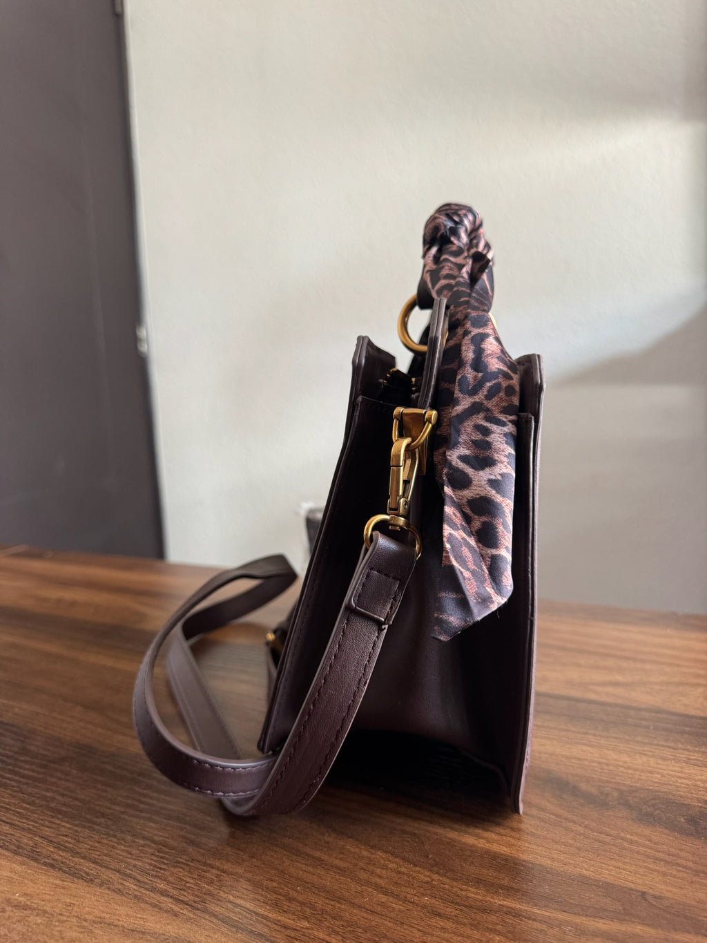 Bolsa Steve Madden Mini Crossbody Brown Set