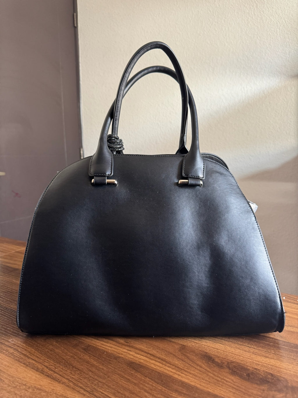 Bolsa Steve Madden Classic Dome Tote Black