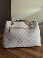 Bolsa Anne Klein Signature Shoulder Bag Vanilla