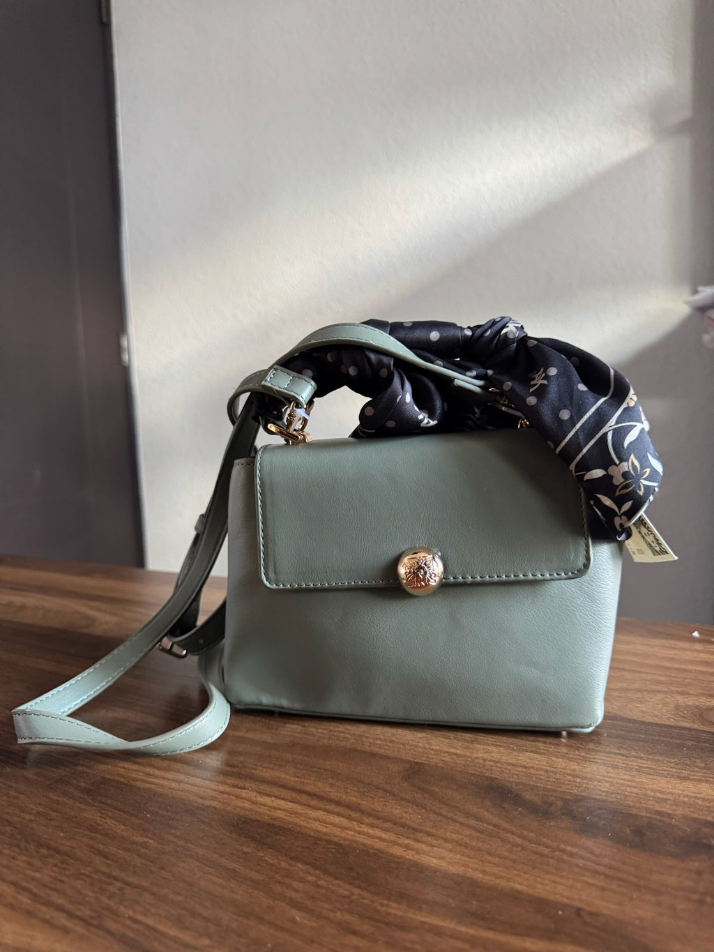 Bolsa Anne Klein Mini Crossbody Sage Green