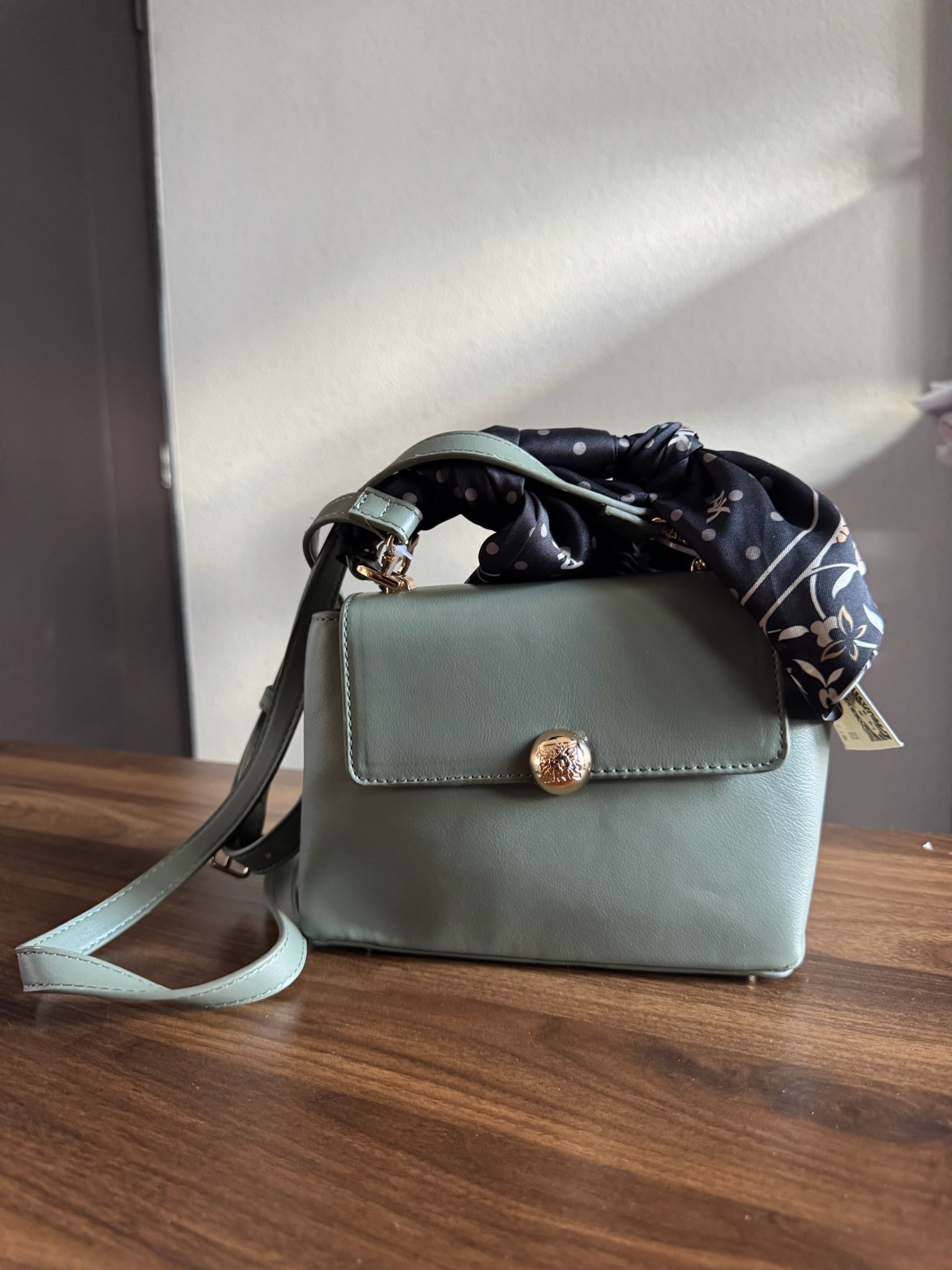 Bolsa Anne Klein Mini Crossbody Sage Green