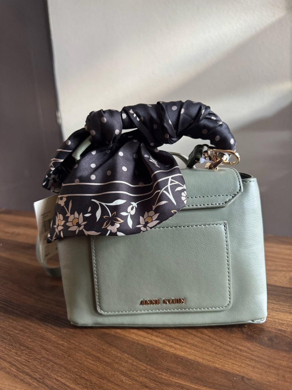 Bolsa Anne Klein Mini Crossbody Sage Green