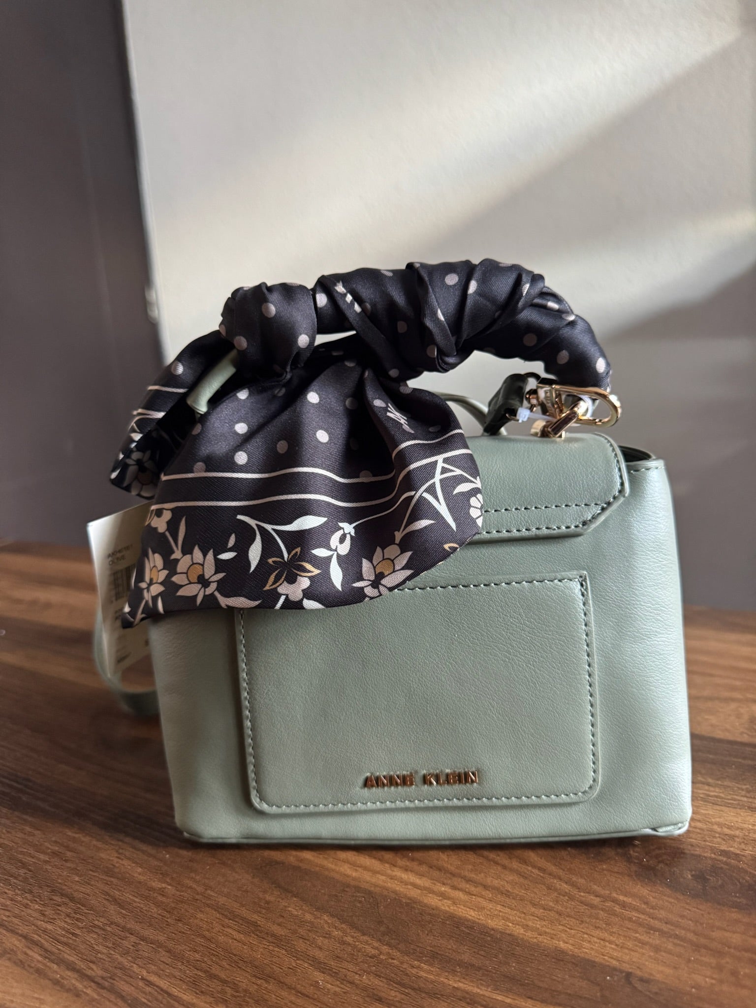 Bolsa Anne Klein Mini Crossbody Sage Green