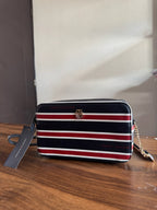 Bolsa Tommy Striped Crossbody Classic