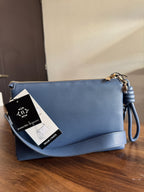 Bolsa Nanette Lepore Double Zip Crossbody Blue