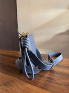 Bolsa Nanette Lepore Double Zip Crossbody Blue