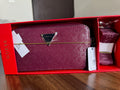 Billetera Guess Logo Embossed Gift Set Burgundy