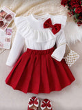 Conjunto Infantil Cherry Red Elegance