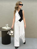 Conjunto Infantil Vest Chic White