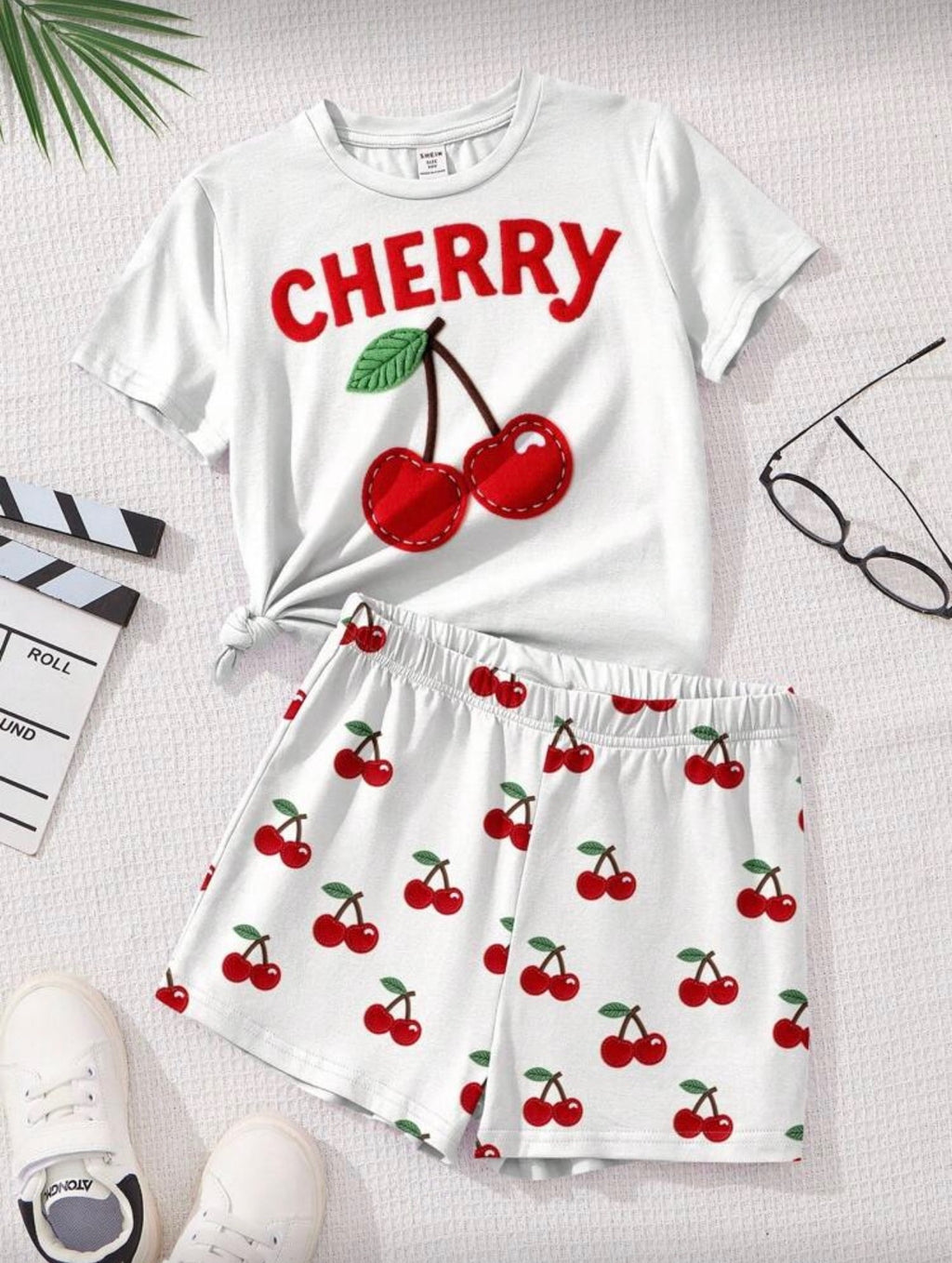 Conjunto Infantil Cherry Fun Summer