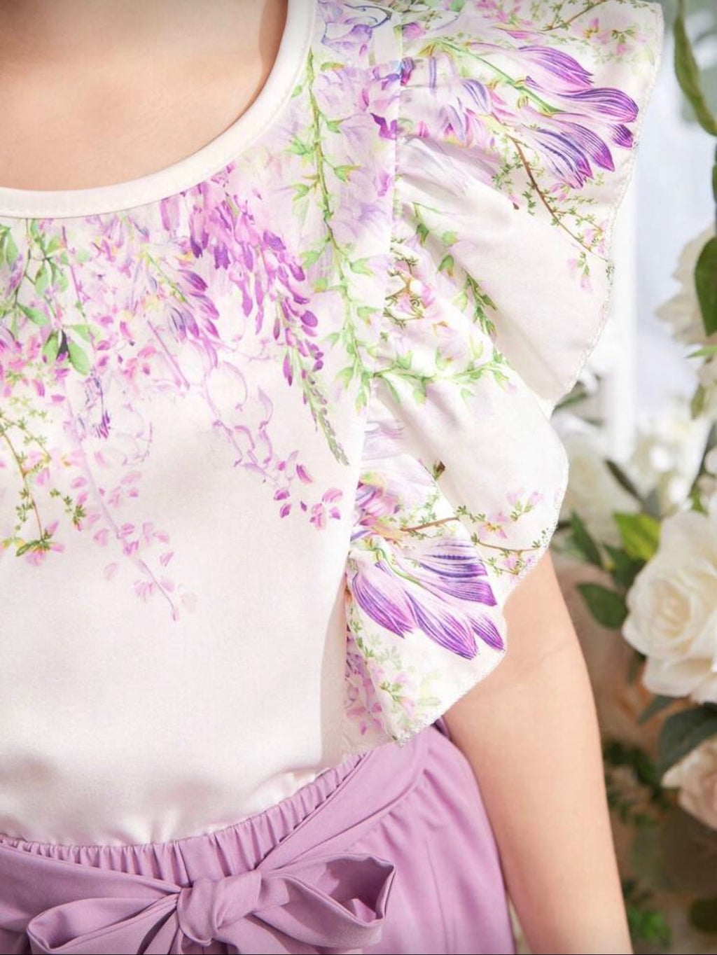 Conjunto Infantil Lilac Elegant Flow