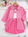 Conjunto Infantil Pink Layer Chic