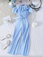 Enterizo Infantil Sky Ruffle Flow