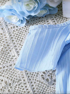 Enterizo Infantil Sky Ruffle Flow