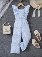 Enterizo Infantil Blue Floral Breeze