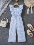 Enterizo Infantil Blue Floral Breeze