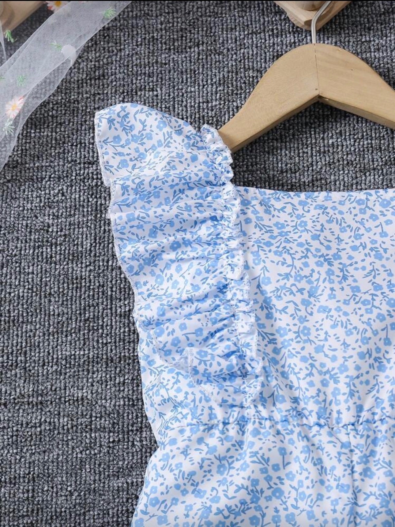 Enterizo Infantil Blue Floral Breeze