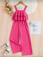 Enterizo Infantil Fucsia Layer Chic