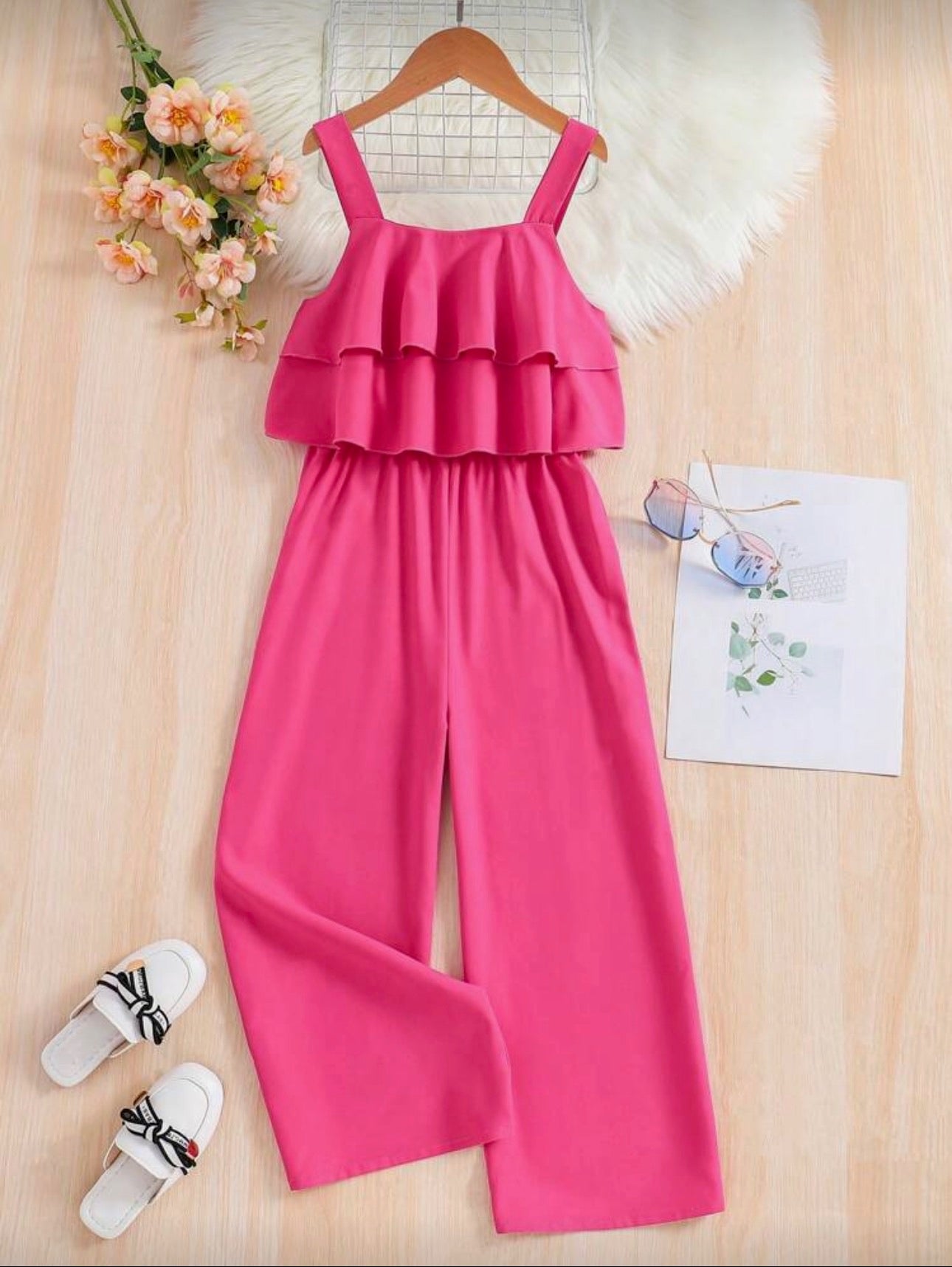 Enterizo Infantil Fucsia Layer Chic