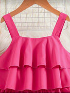 Enterizo Infantil Fucsia Layer Chic