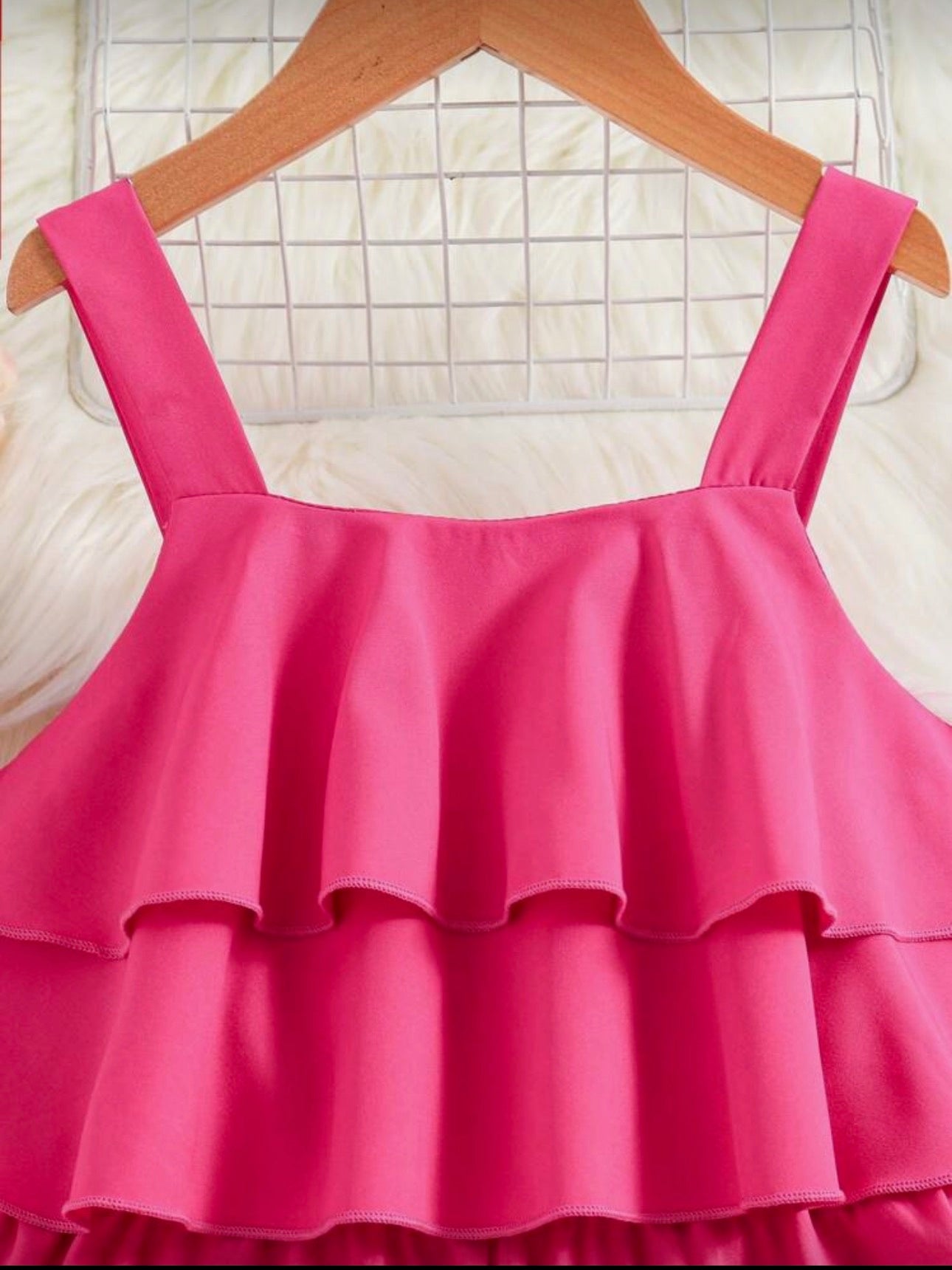 Enterizo Infantil Fucsia Layer Chic