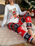 Pijama de Dama Christmas Cozy Red