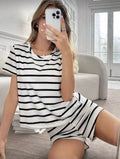 Pijama de Dama Stripe Lounge Classic