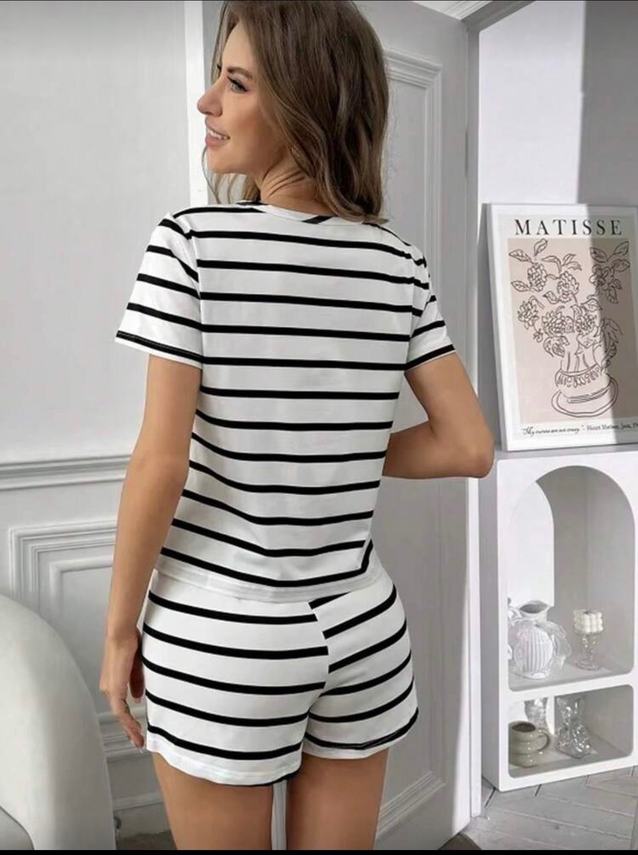 Pijama de Dama Stripe Lounge Classic