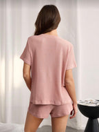Pijama de Dama Blush Button Soft