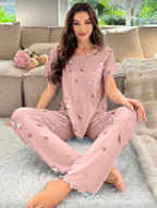 Pijama de Dama Soft Pink Floral
