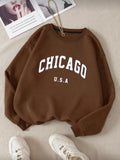 Sudadera de Dama Chicago Classic Brown