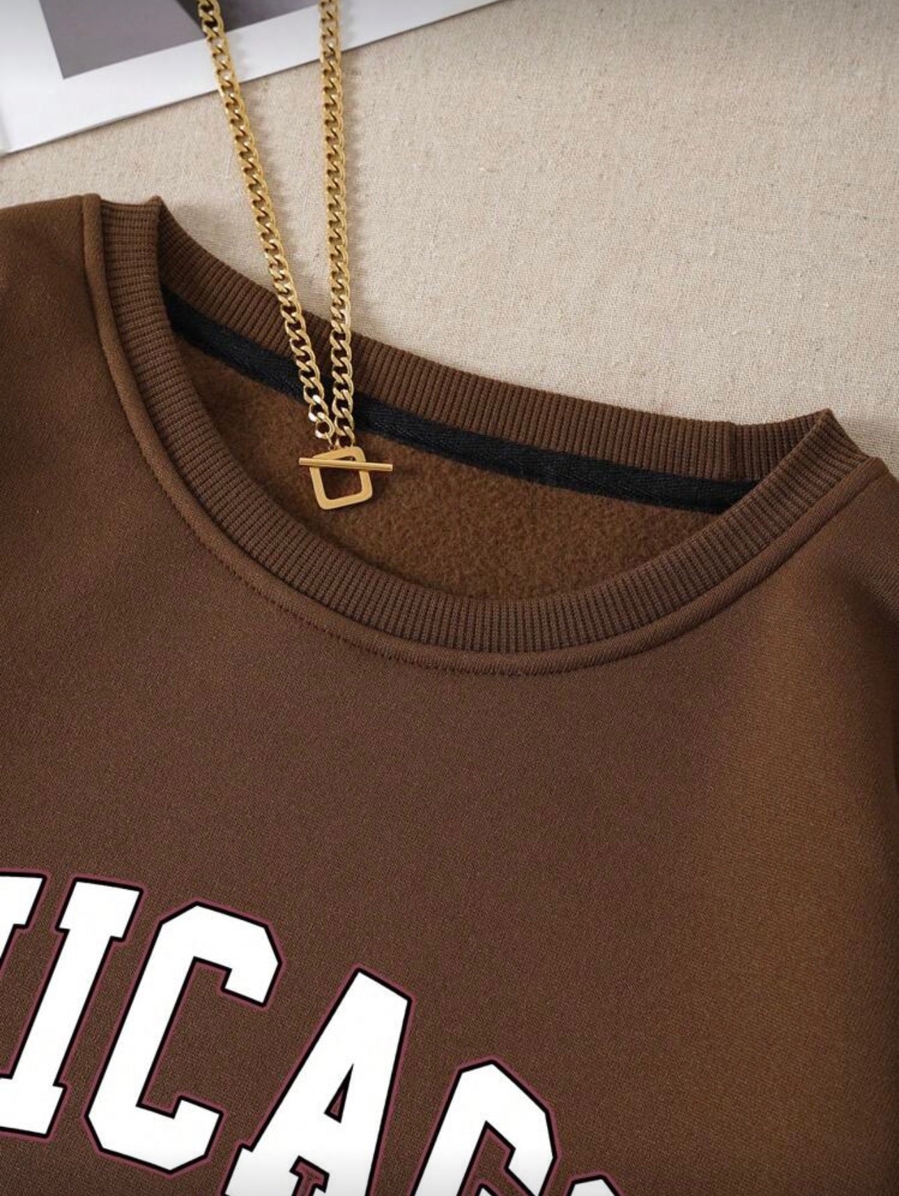 Sudadera de Dama Chicago Classic Brown