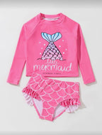 Traje de Baño Infantil Mermaid Pink Dream