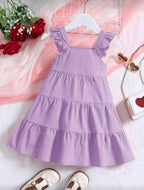 Vestido Infantil Lavender Lace Sweet
