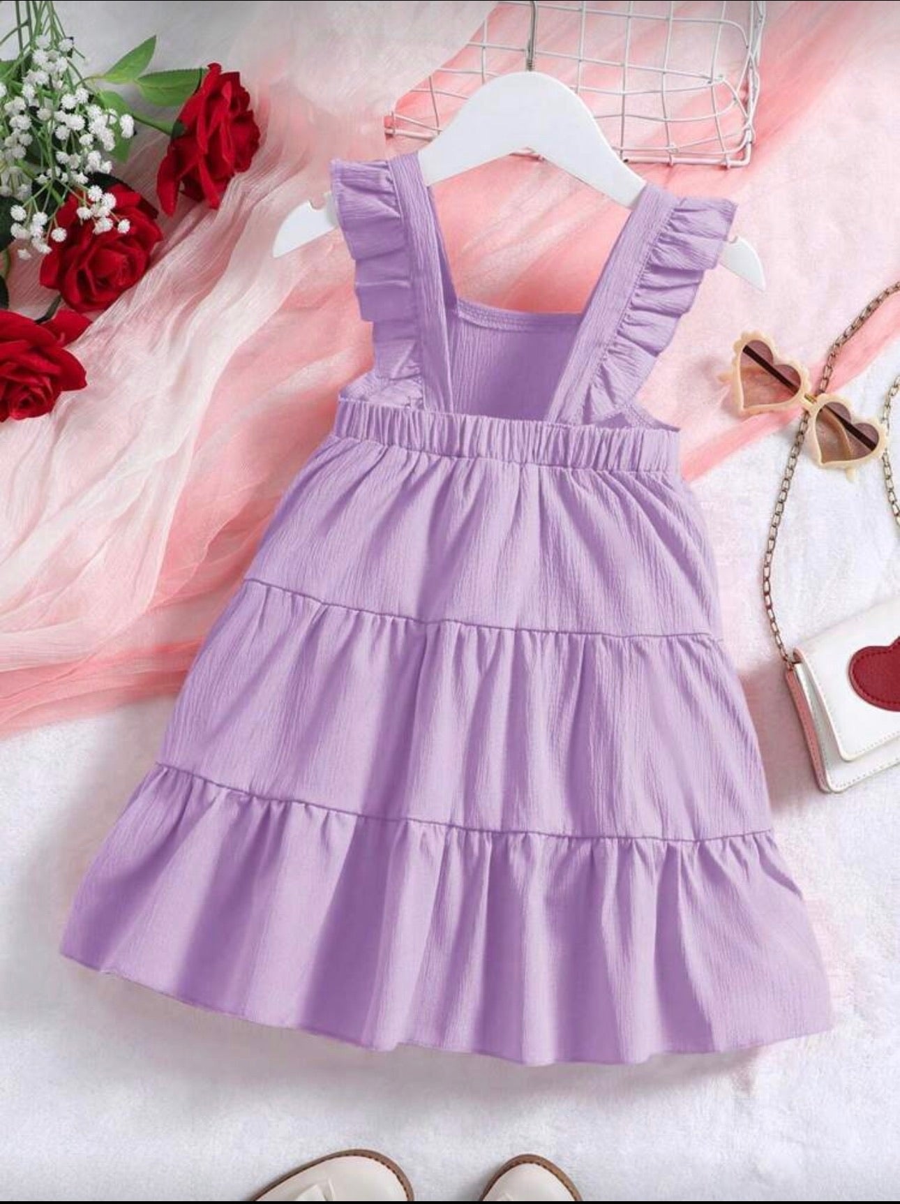 Vestido Infantil Lavender Lace Sweet