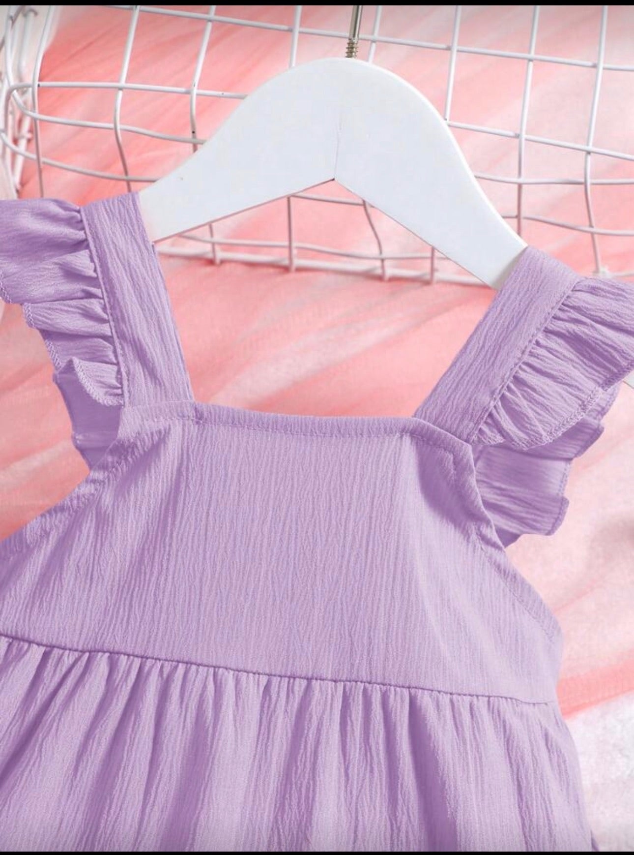 Vestido Infantil Lavender Lace Sweet