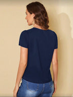 Blusa de Dama Classic Navy Essential