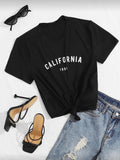 Blusa de Dama California Black Tee
