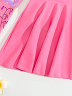 Traje de Baño de Niña Pink Blossom Guard