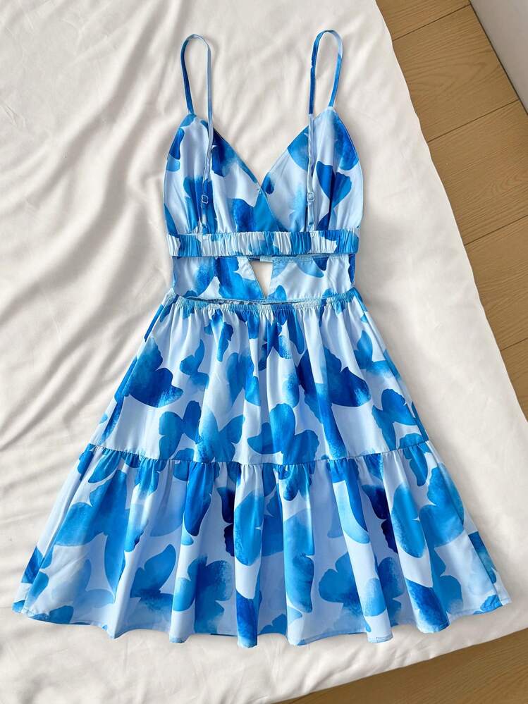 Vestido Juvenil Blue Abstract Breeze
