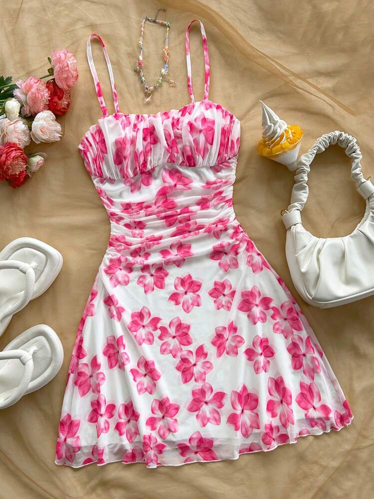 Vestido Infantil Pink Floral Dream