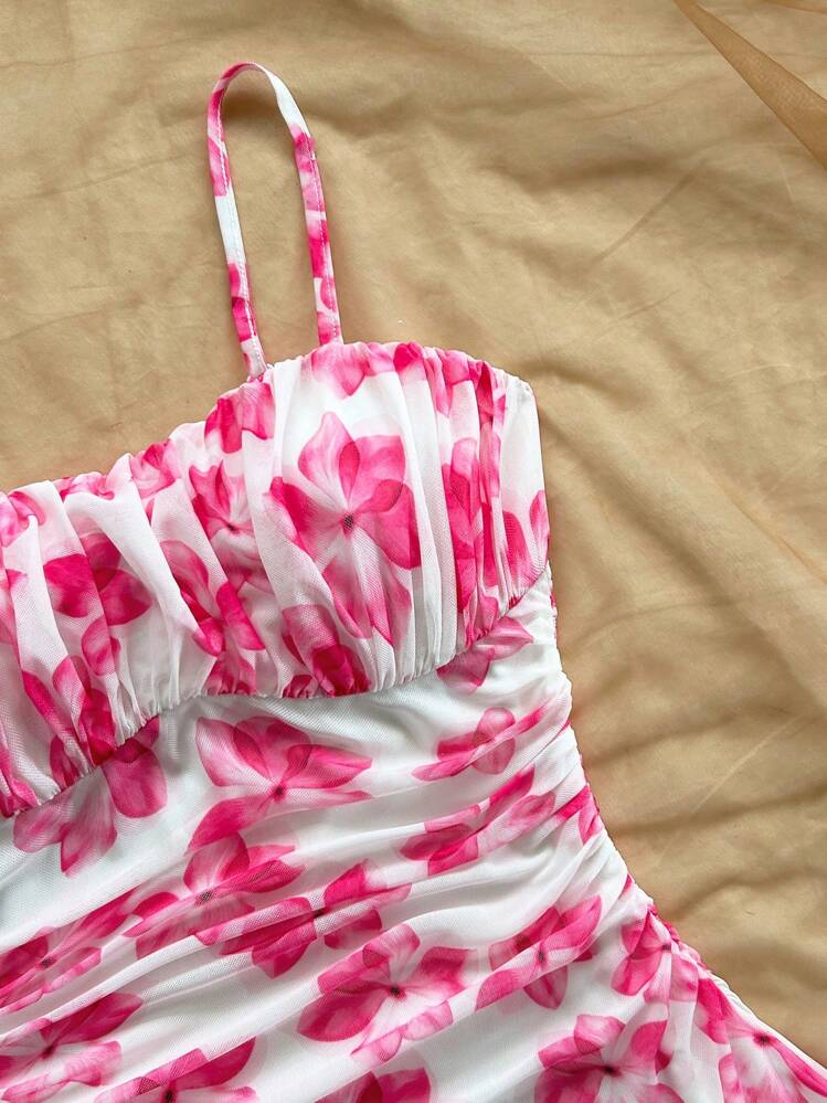 Vestido Infantil Pink Floral Dream