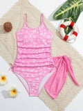 Traje de Baño Infantil Pink Blossom Set